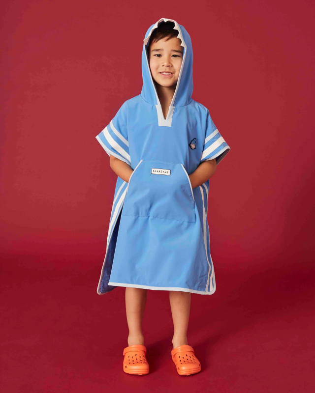 ROARSOME REEF THE SHARK - KIDS PONCHO TOWEL