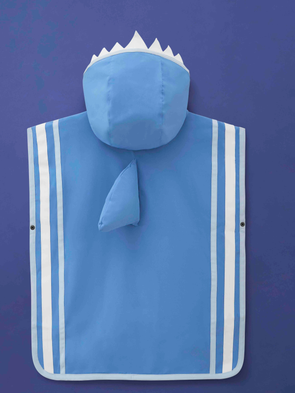 ROARSOME REEF THE SHARK - KIDS PONCHO TOWEL