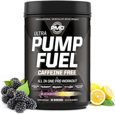 PMD SPORTS PUMP FUEL CAFFEINE FREE PRE WORKOUT POWDER CREATINE, ARGININE BETA ALANINE, 30 SERVINGS,