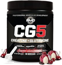 PMD SPORTS CG5 CREATINE L GLUTAMINE POWDER - MUSCLE RECOVERY PERFORMANCE BOOST, 30 SERVINGS