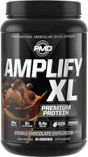 PMD SPORTS AMPLIFY XL WHEY PROTEIN WITH HYDRO GREENS, GLUTAMINE SUPERFOODS - DOUBLE CHOCOLATE