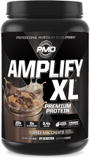 PMD SPORTS AMPLIFY XL WHEY PROTEIN WITH HYDRO GREENS, GLUTAMINE SUPERFOODS - TOFFEE MACCHIATO