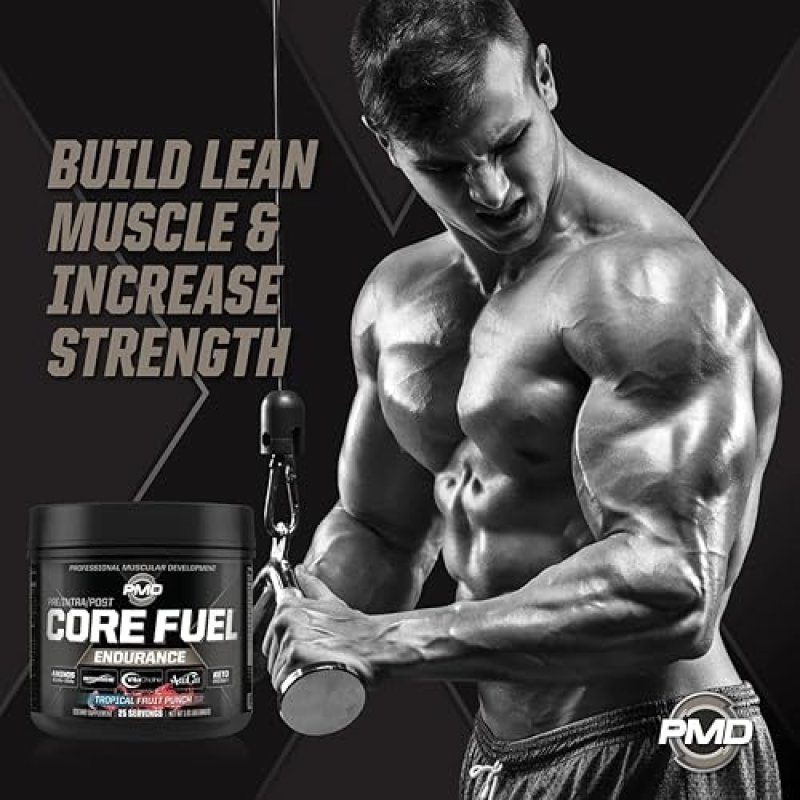 PMD SPORTS CORE FUEL BCAAS EAAS BETA ALANINE ELECTROLYTES MUSCLE GROWTH STRENGTH 25 SERVINGS