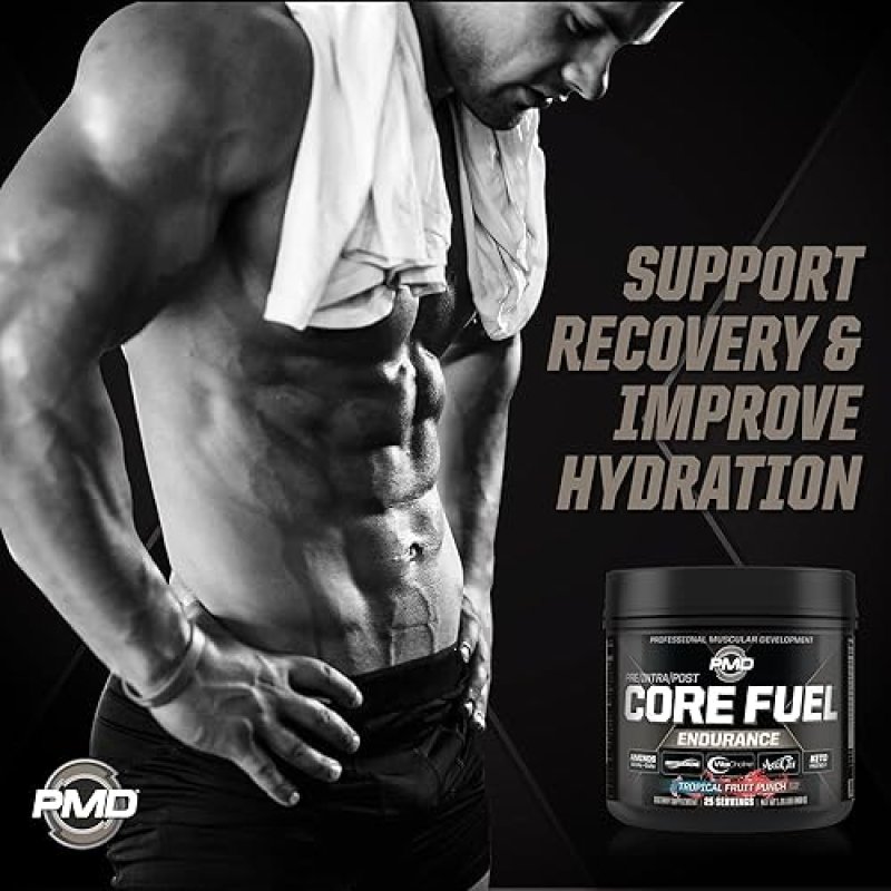 PMD SPORTS CORE FUEL BCAAS EAAS BETA ALANINE ELECTROLYTES MUSCLE GROWTH STRENGTH 25 SERVINGS