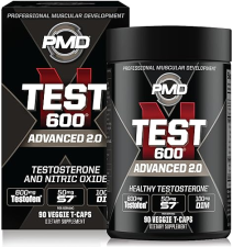 PMD SPORTS N-TEST 600 NITRIC OXIDE BOOSTER FOR MEN WITH TESTOFEN - MUSCLE, STRENGTH ESTROGEN SUPPORT