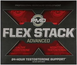 PMD SPORTS FLEX STACK TESTOSTERONE BOOSTER FOR MUSCLE GROWTH, STRENGTH, RECOVERY SLEEP