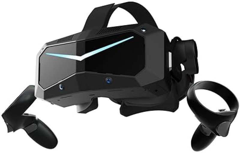 PIMAX CRYSTAL VR HEADSET 50PPD 3840X3840 PER EYE ULTRA-SHARP 127 FOV FOR FLIGHT SIMS GAMES