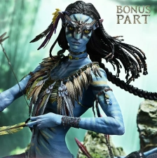 SIDESHOW NEYTIRI & THANATOR (DELUXE BONUS VERSION) QUARTER SCALE STATUE BY PRIME 1 STUDIO