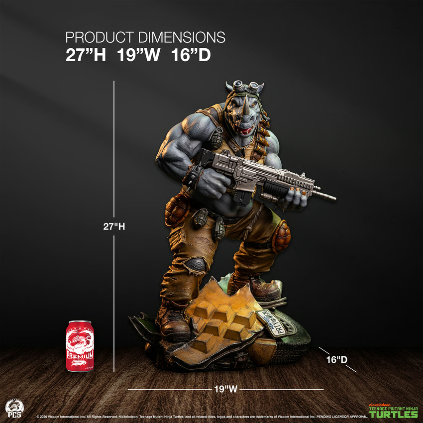 SIDESHOW ROCKSTEADY 1:3 SCALE STATUE BY PCS