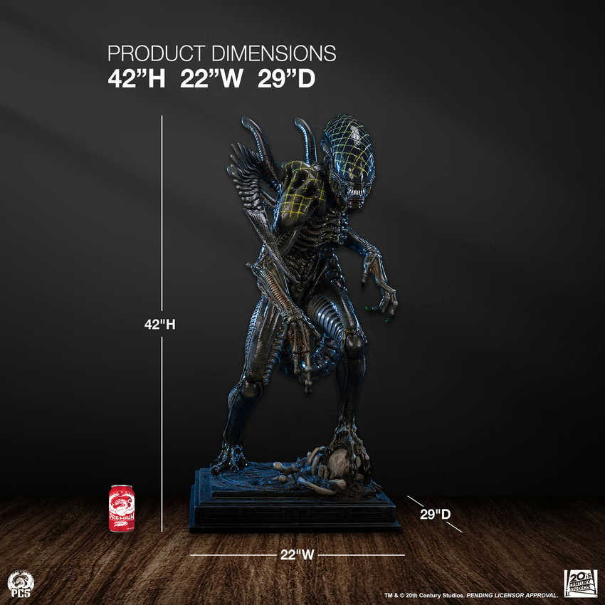 SIDESHOW GRID ALIEN STATUES BY PCS