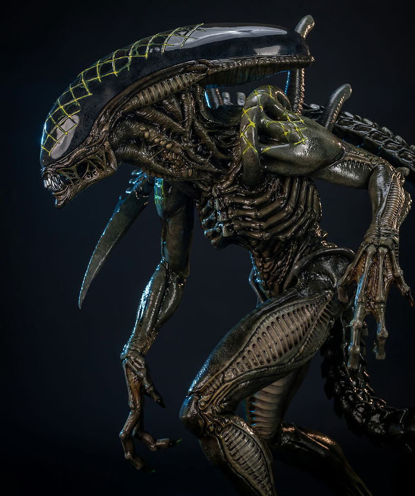 SIDESHOW GRID ALIEN STATUES BY PCS