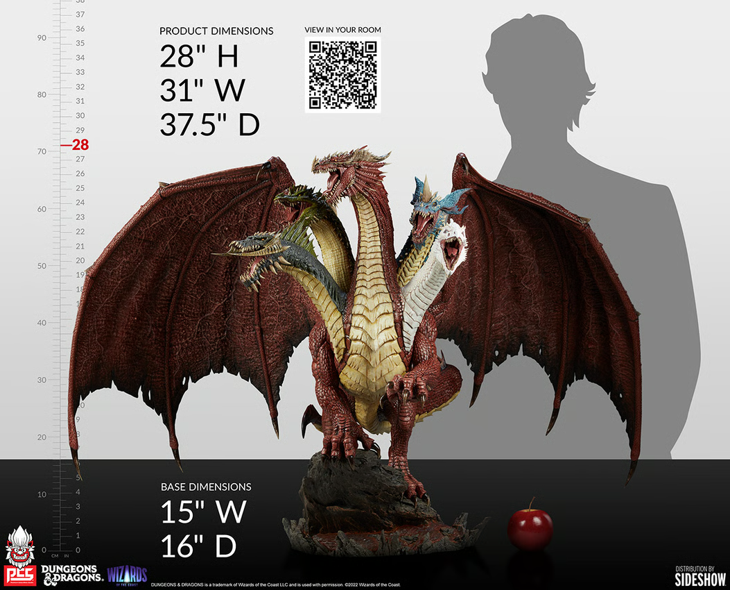 SIDESHOW TIAMAT (DELUXE EDITION) STATUES BY PCS