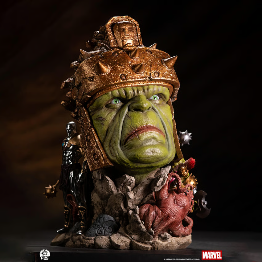 SIDESHOW PLANET HULK BUST BY PCS