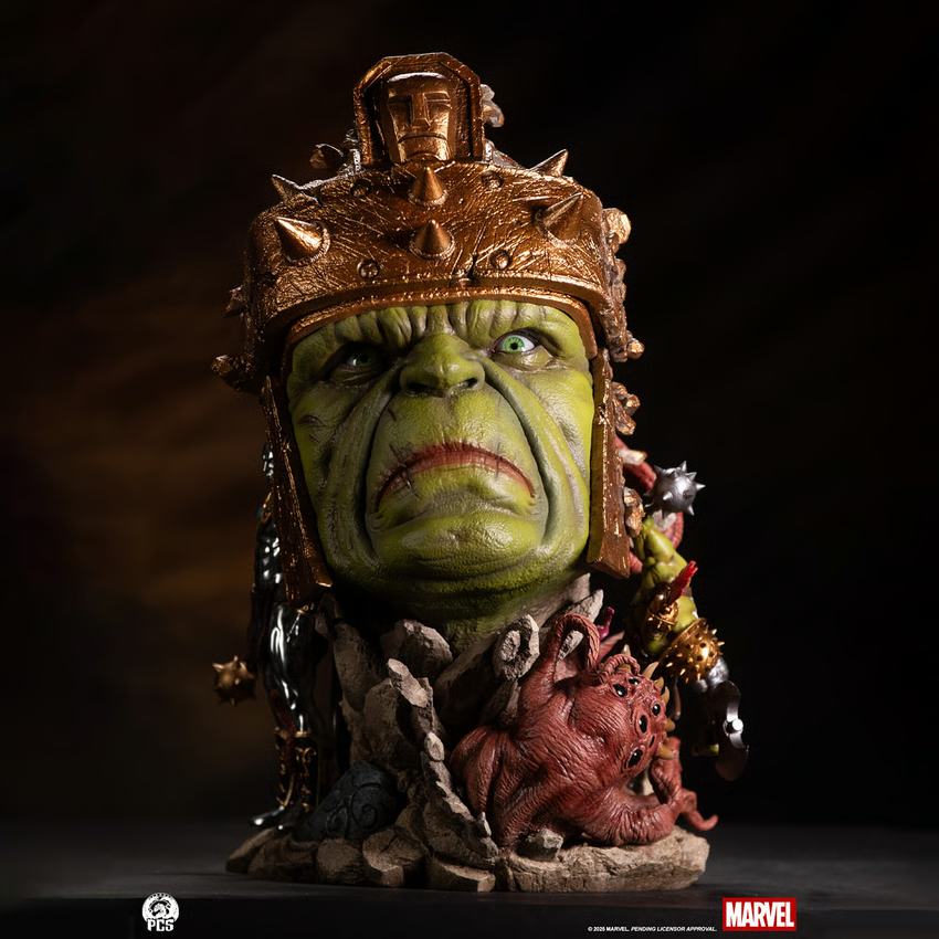 SIDESHOW PLANET HULK BUST BY PCS
