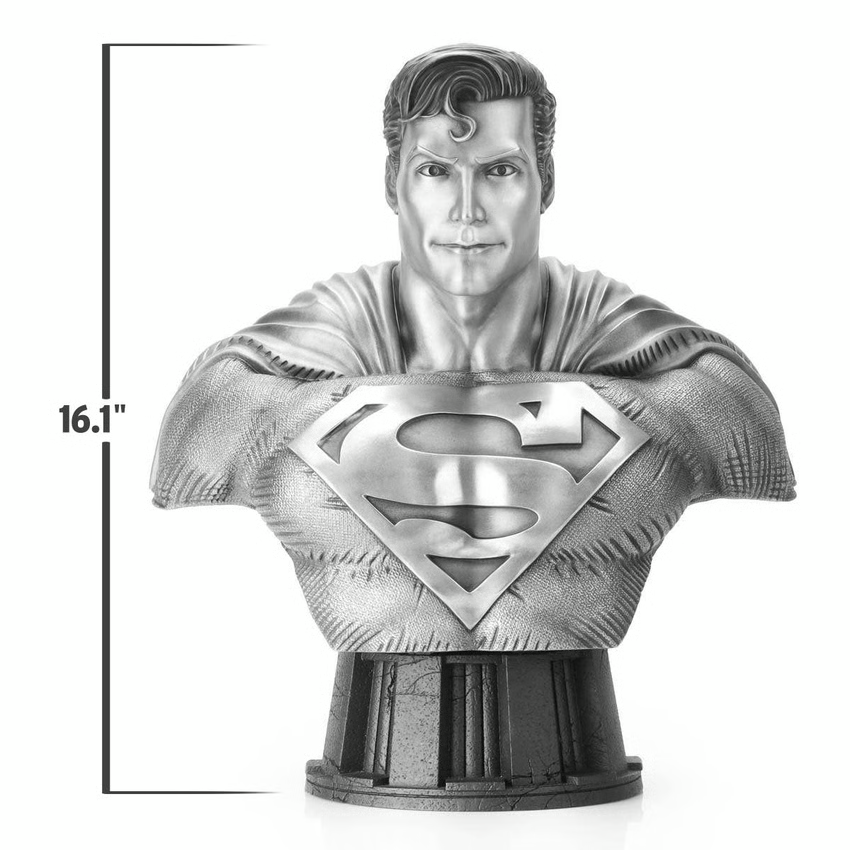 SIDESHOW SUPERMAN BUST BY ROYAL SELANGOR