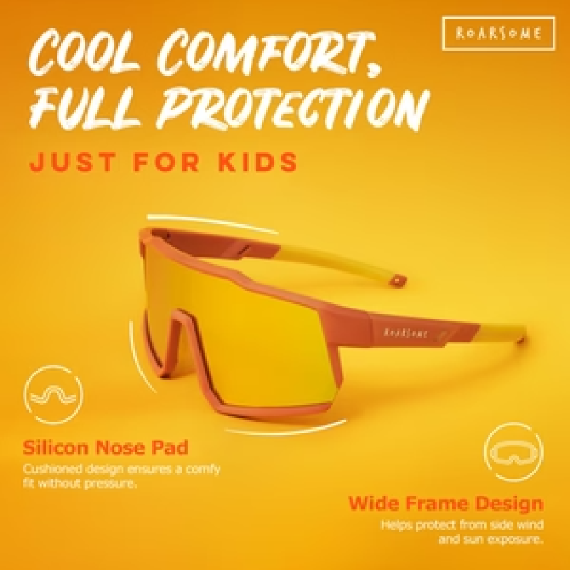 ROARSOME  YELLOW/ORANGE - SUNGLASSES