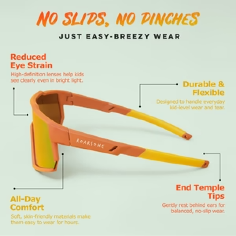 ROARSOME  YELLOW/ORANGE - SUNGLASSES