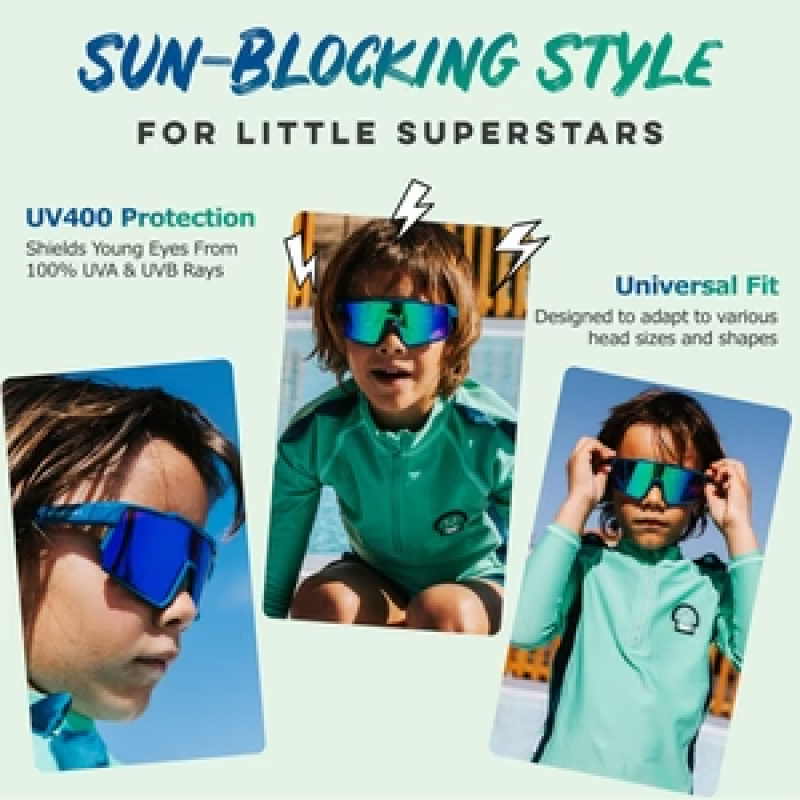 ROARSOME BLUE/GREEN - SUNGLASSES