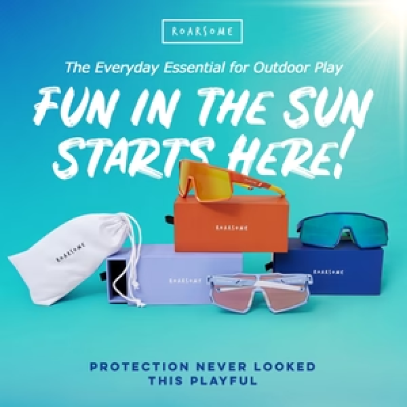 ROARSOME BLUE/GREEN - SUNGLASSES