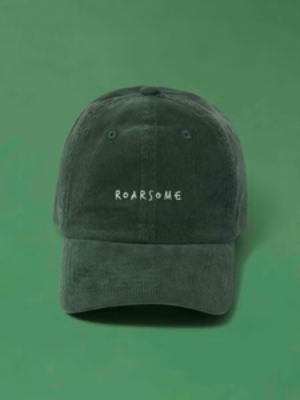ROARSOME  CORDUROY CAP - FOREST