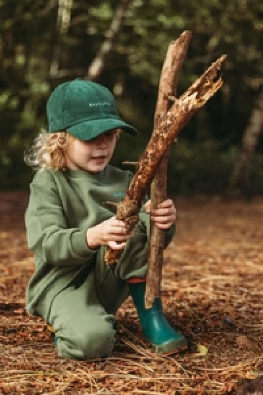 ROARSOME  CORDUROY CAP - FOREST