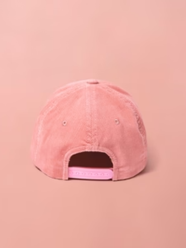 ROARSOME CORDUROY CAP - PINK