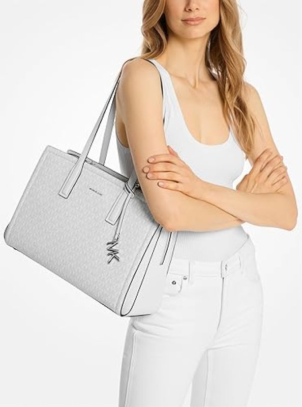 MICHAEL KORS LAILA MEDIUM TOTE BAG FOR WOMEN STYLISH DESIGNER HANDBAG
