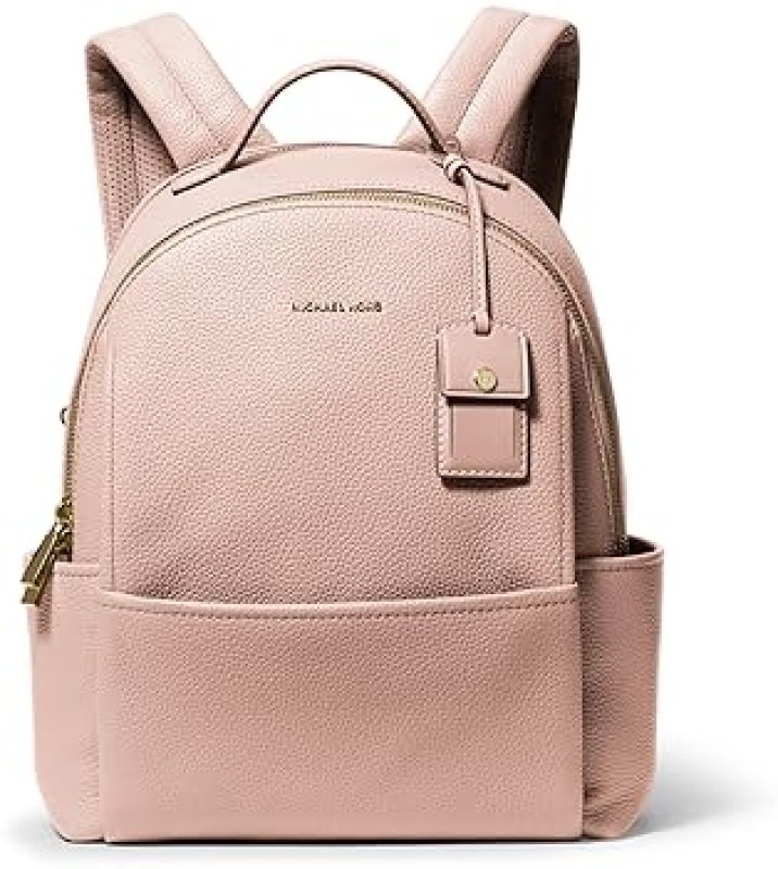 MICHAEL KORS SABLE MEDIUM BACKPACK SOFT PINK WITH GOLD-TONE HARDWARE STYLISH DESIGNER BAG