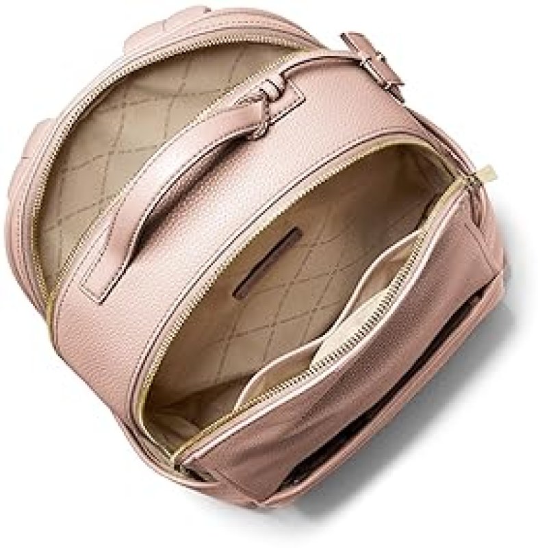 MICHAEL KORS SABLE MEDIUM BACKPACK SOFT PINK WITH GOLD-TONE HARDWARE STYLISH DESIGNER BAG