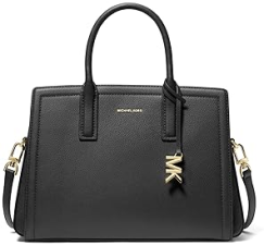 MICHAEL KORS WOMENS LAILA MEDIUM SATCHEL HANDBAG STYLISH DESIGNER PURSE