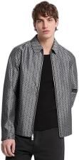 MICHAEL KORS MENS MK2000 ZIP-UP JACKET STYLISH LIGHTWEIGHT OUTERWEAR FOR MEN