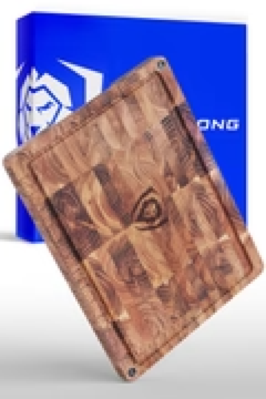 DALSTRONG MEDIUM SIZE END-GRAIN TEAK CUTTING BOARD