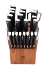 DALSTRONG VANQUISH SERIES 24-PIECE KNIFE BLOCK SET BLACK