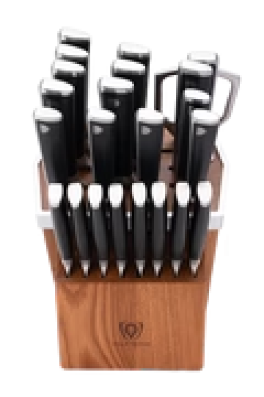 DALSTRONG VANQUISH SERIES 24-PIECE KNIFE BLOCK SET BLACK