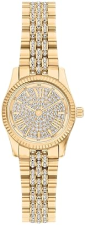MICHAEL KORS WOMENS LEXINGTON GOLD-TONE STAINLESS STEEL WATCH MK7575 THREE-HAND DESIGN