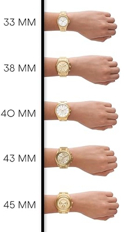 MICHAEL KORS WOMENS LEXINGTON GOLD-TONE STAINLESS STEEL WATCH MK7575 THREE-HAND DESIGN
