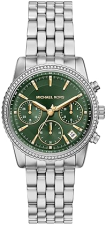 MICHAEL KORS WOMENS BRYANT CHRONOGRAPH STAINLESS STEEL WATCH MK7583 STYLISH TIMEPIECE
