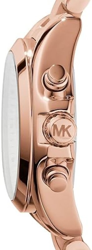 MICHAEL KORS BRADSHAW WOMENS STAINLESS STEEL CHRONOGRAPH WATCH WITH STEEL OR LEATHER BAND