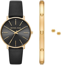 MICHAEL KORS PYPER WOMENS WATCH - STAINLESS STEEL CASE WITH STEEL, LEATHER, OR SILICONE BAND