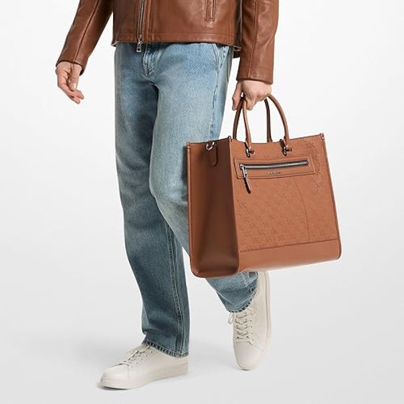 MICHAEL KORS MENS JET SET TOTE BAG WITH DURABLE WEBBING STRAP STYLISH AND FUNCTIONAL