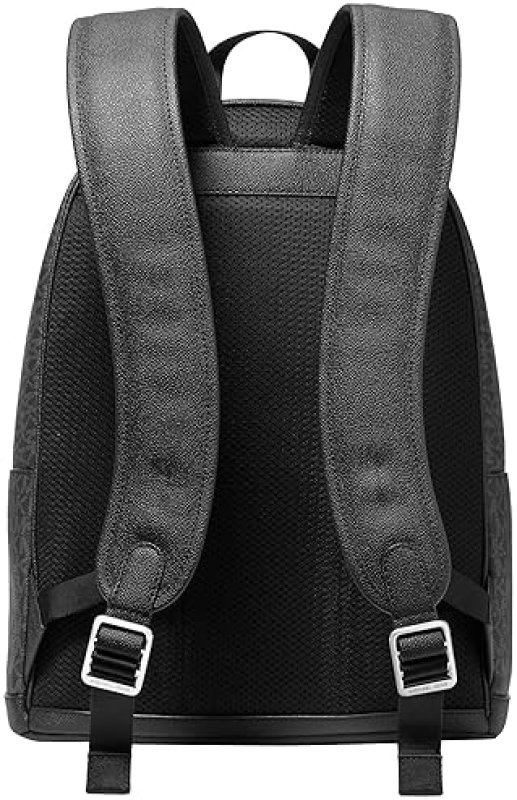 MICHAEL KORS MALONE MENS BLACK BACKPACK STYLISH, DURABLE, ONE SIZE