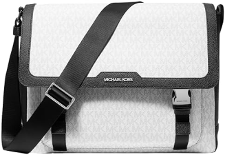 MICHAEL KORS UNISEX MALONE LOGO CARGO MESSENGER BAG STYLISH DURABLE CROSSBODY BAG