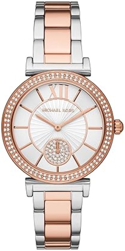 MICHAEL KORS ABBEY WOMENS STAINLESS STEEL WATCH STYLISH AND DURABLE TIMEPIECE