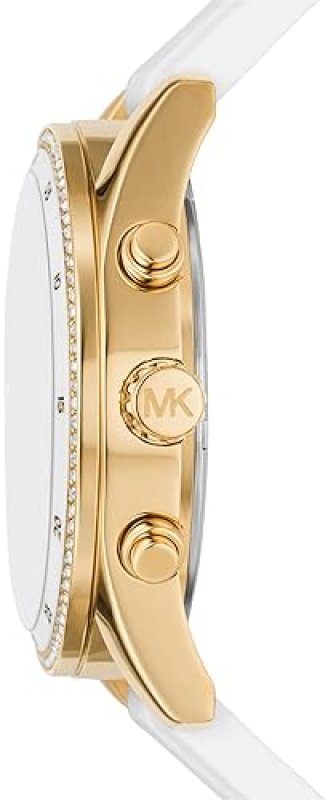 MICHAEL KORS HADYN WOMENS STAINLESS STEEL WATCH WITH COMFORTABLE SILICONE BAND