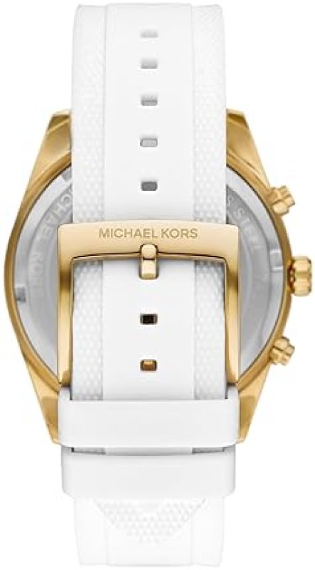 MICHAEL KORS HADYN WOMENS STAINLESS STEEL WATCH WITH COMFORTABLE SILICONE BAND