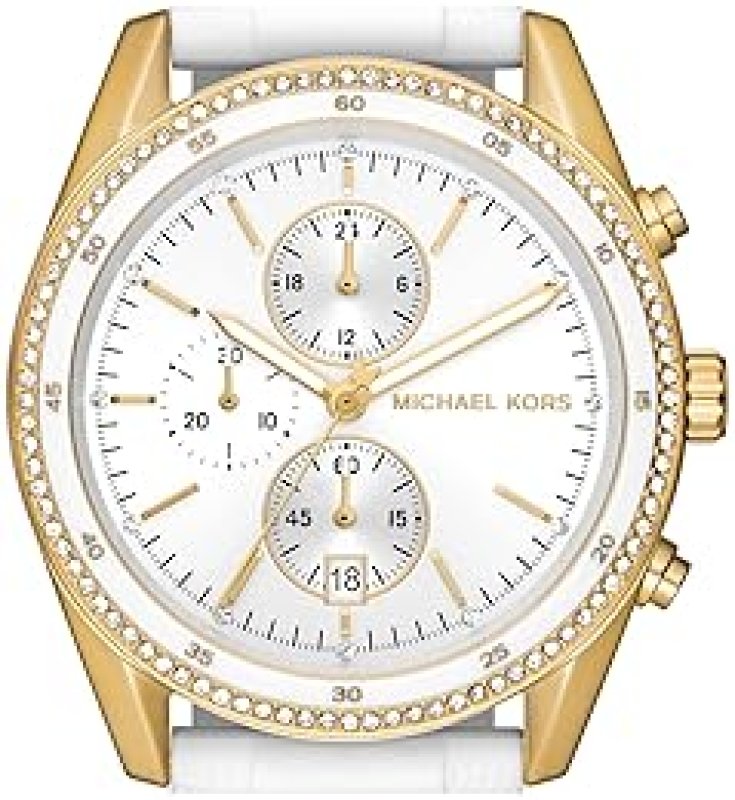 MICHAEL KORS HADYN WOMENS STAINLESS STEEL WATCH WITH COMFORTABLE SILICONE BAND