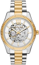 MICHAEL KORS LEXINGTON MENS AUTOMATIC TWO-TONE STAINLESS STEEL WATCH