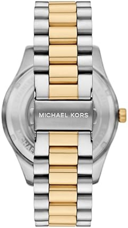 MICHAEL KORS LEXINGTON MENS AUTOMATIC TWO-TONE STAINLESS STEEL WATCH