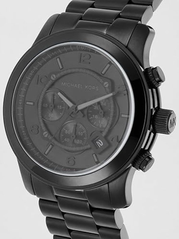 MICHAEL KORS RUNWAY MENS STAINLESS STEEL CHRONOGRAPH WATCH WITH STEEL OR SILICONE BAND