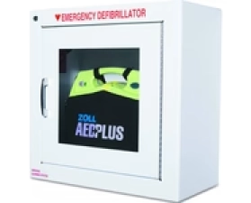 TIGERMEDICAL 9" AED PLUS STANDARD WALL CABINET WITH ALARM